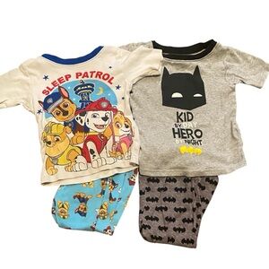 Pajama Bundle Size 3T Paw Patrol Batman